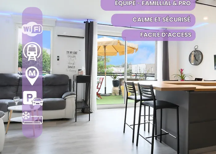 Quietude - Clim - Parking - Fibre