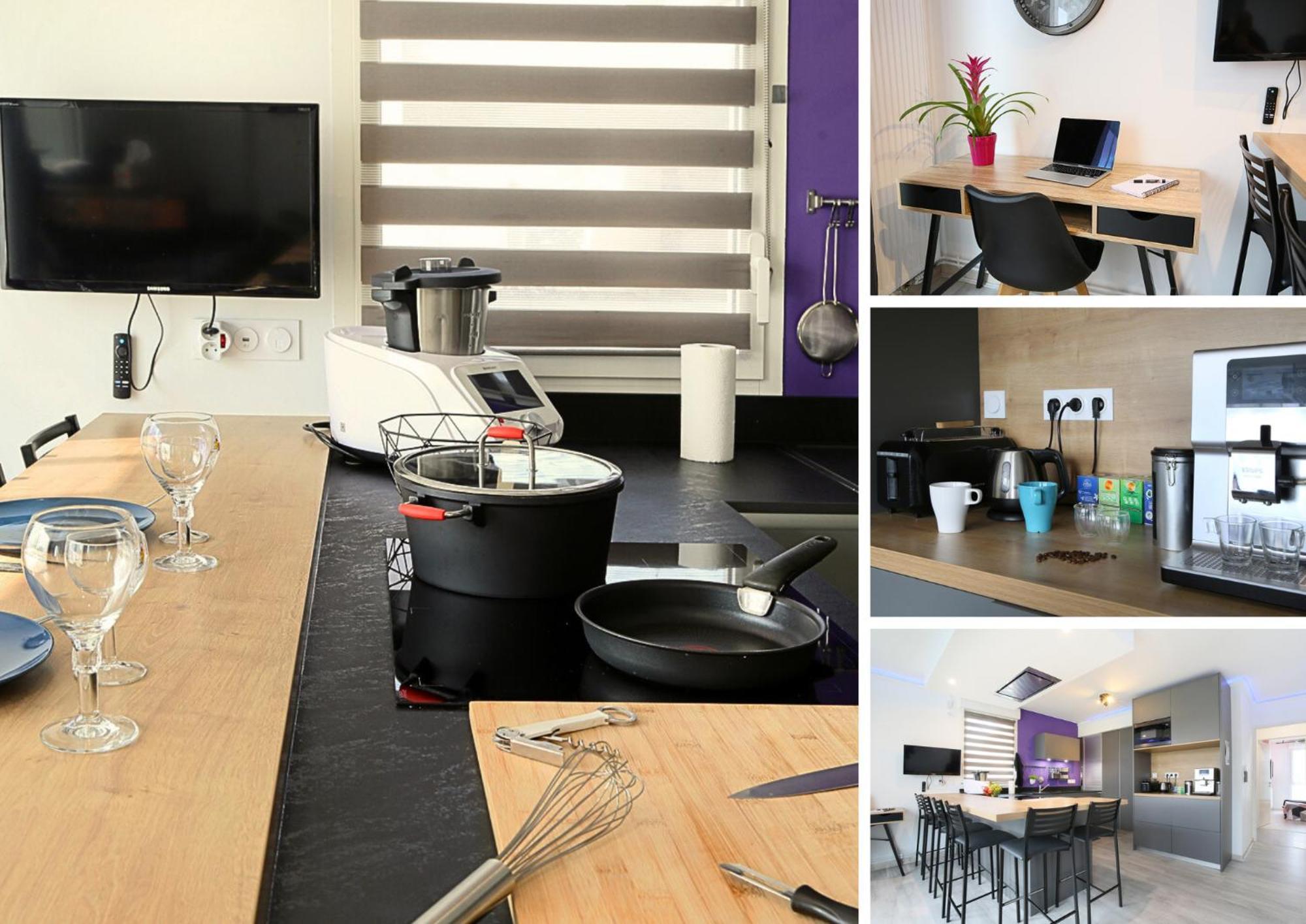 Quietude - Clim - Parking - Fibre Apartment