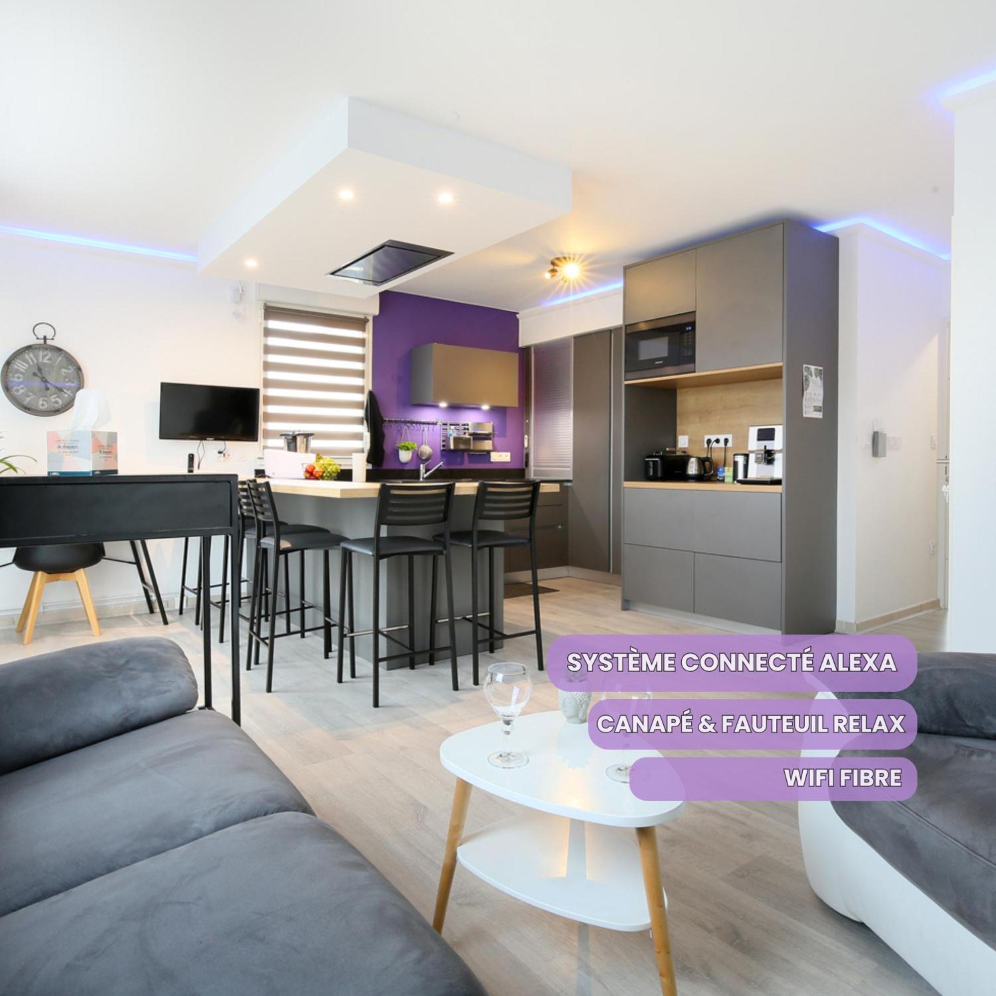 Quietude - Clim - Parking - Fibre Apartment